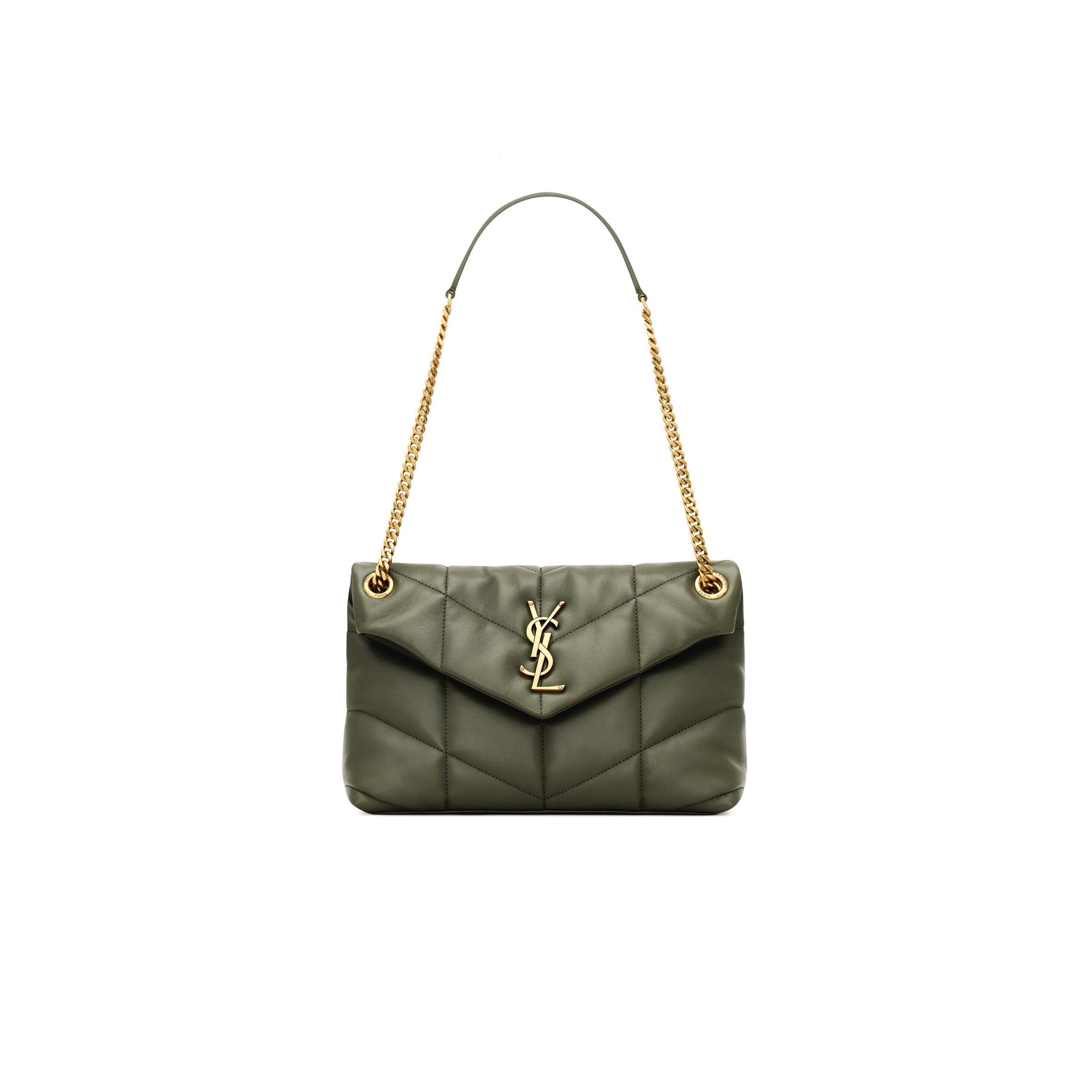 YSL PUFFER SMALL IN LAMBSKIN 577476 (29*17*11cm)